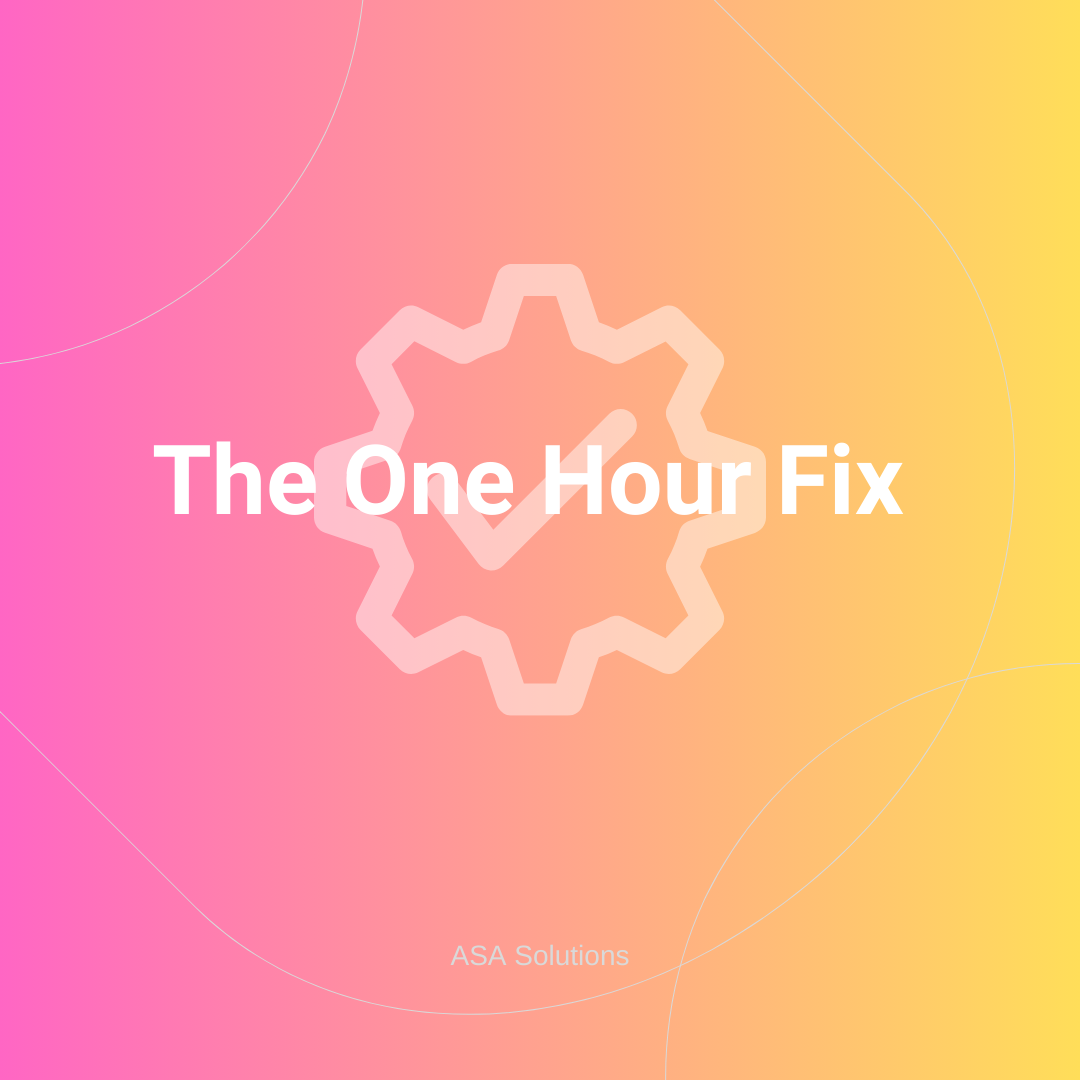 The One Hour Fix