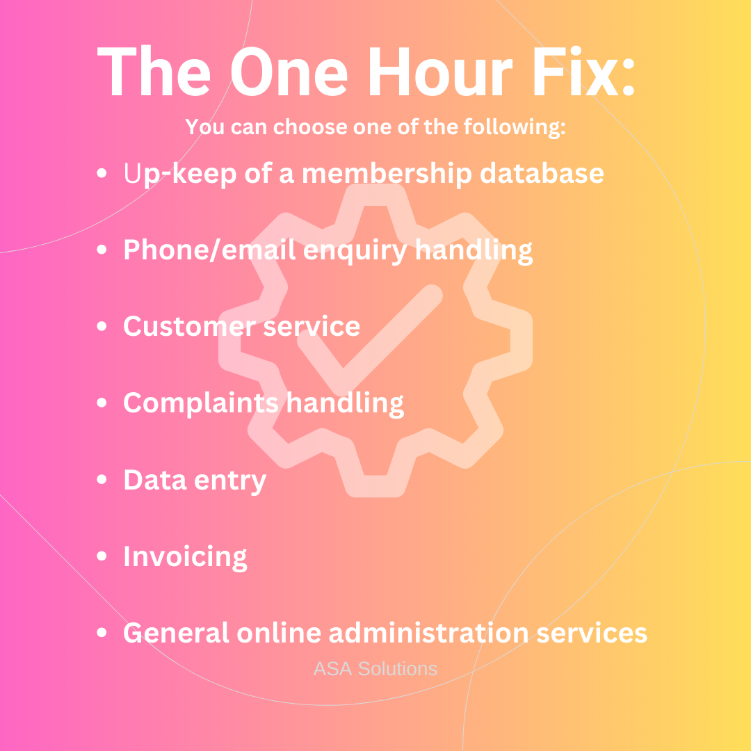 The One Hour Fix